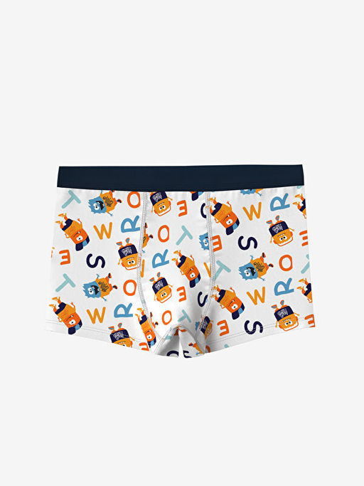 Bask?l? Erkek ?ocuk Boxer 3l? - Waikiki фото 3