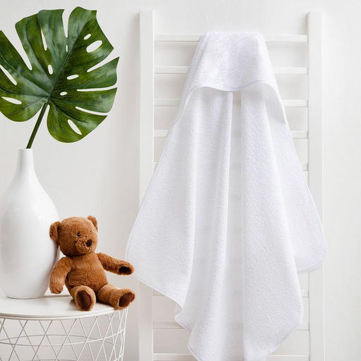 Полотенце-уголок махровый Крошка Я 85х85 см, цвет молочный, 340 г/м, 100% хлопок  фото 6