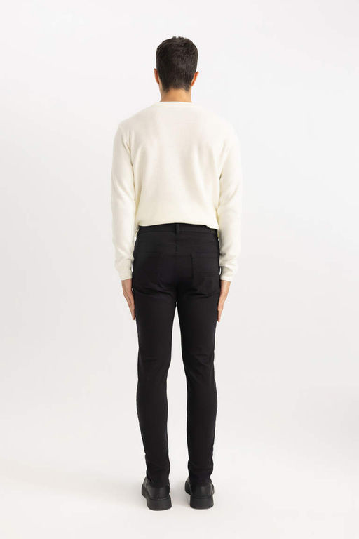 Узкие брюки-чинос из габардина и парусины - Defacto фото 6