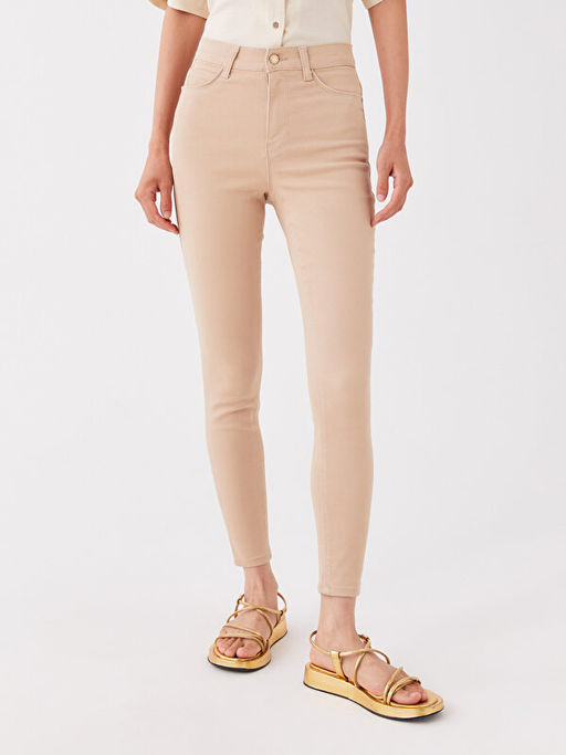 Y?ksek Bel J?piter S?per Skinny Fit Kad?n Jean Pantolon