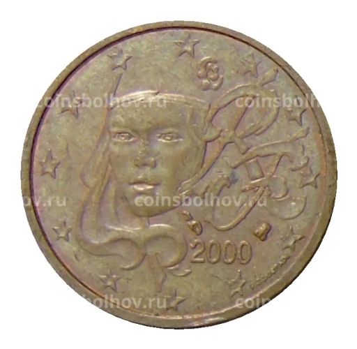 2 евроцента 2000 года Франция