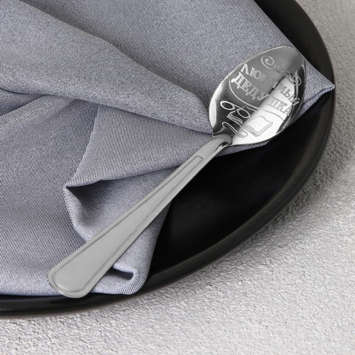 Цена за 3 шт. Ложка чайная с гравировкой Любимый дедушка, h=14 см