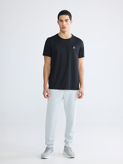 Bisiklet Yaka Erkek Spor Ti??rt