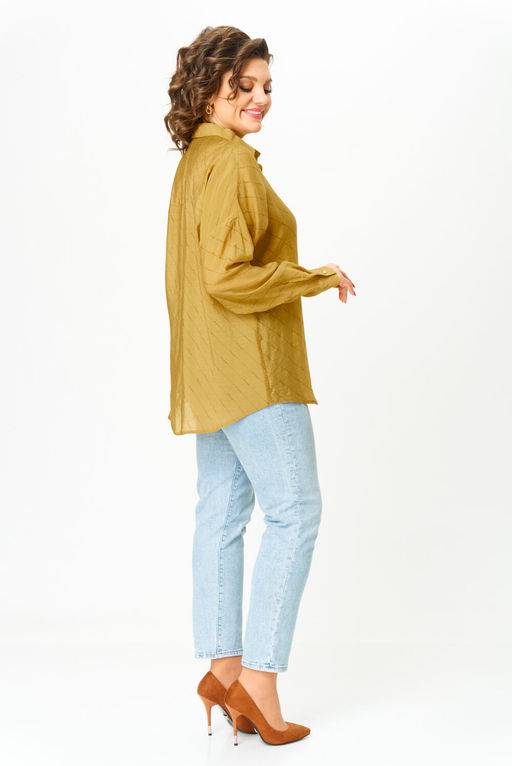 Рубашка Michel Chic 778 горчица  фото 4