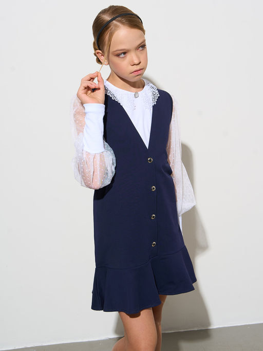 Сарафан темно-синий 232222401 - Nota bene фото 12