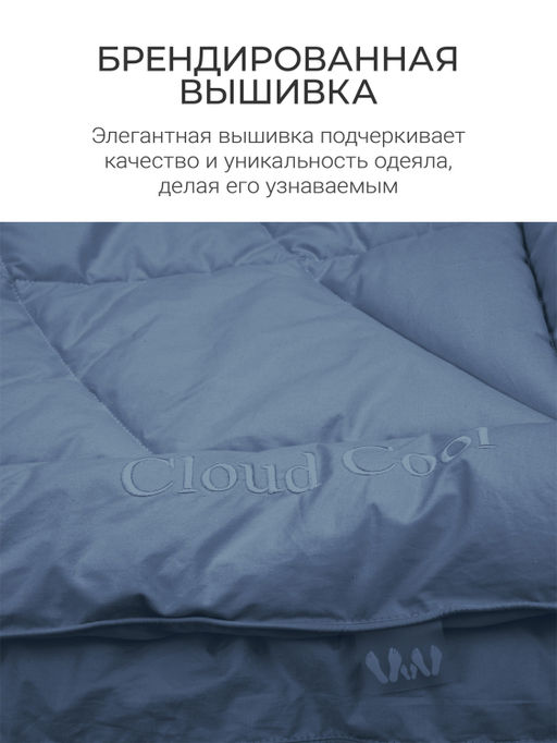 Одеяло Cloud Cool Captains Blue 175х200см всесезонное 200г/м2 ЕС-8033 - Espera фото 10