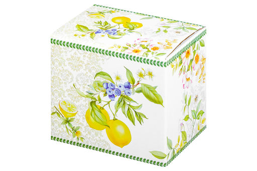 Кружка 350 мл 11,5*8,2*10 см Лимоны бочонок, NEW BONE CHINA - Elan gallery фото 16