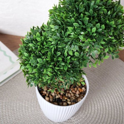 Цветочная композиция Зелень самшит 29 см / 9090-10 /уп 9/72/ - Галеонтрейд фото 7