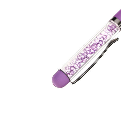 Цена за 36 шт. Ручка гелевая Calligrata «Стразы», синий стержень, узел 0.5 мм, МИКС