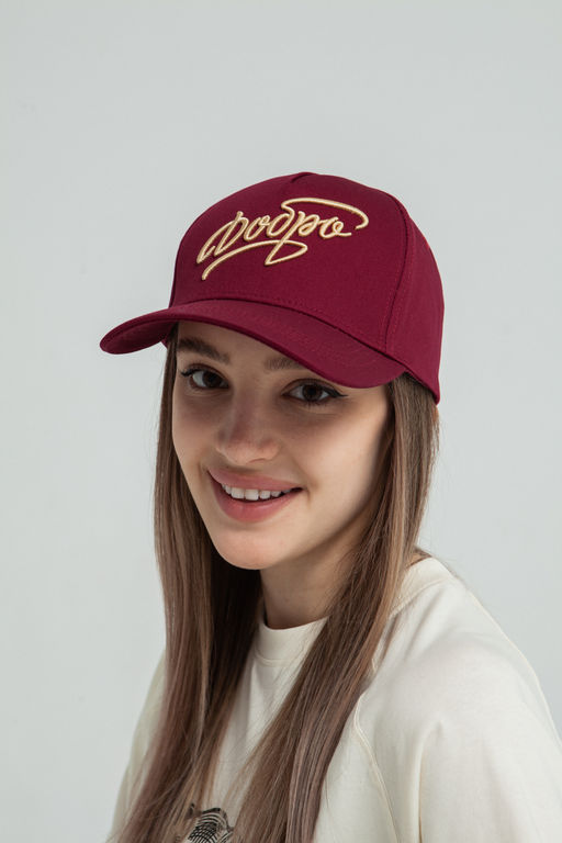 Бейсболка ЗАПОРОЖЕЦ Dobro Classic BORDO фото 5