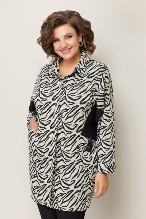 Костюм VOLNA 1314 черный/бежевый  фото 2