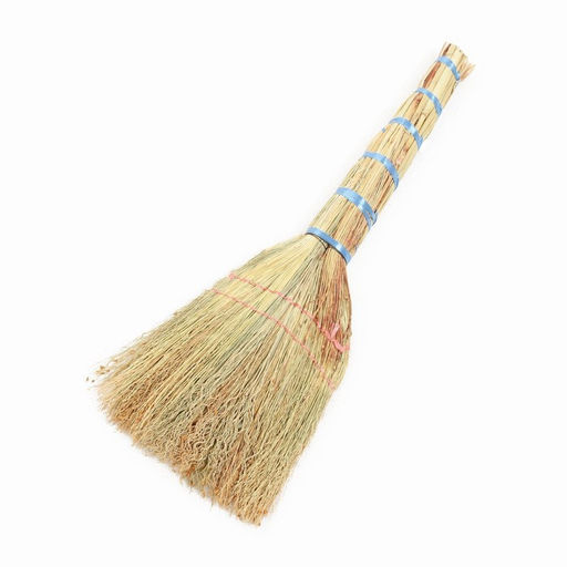 Цена за 50 шт. Веник для уборки Шафран «Сорго», двухпрошивной, малый, ручная работа, 58 см, фасовка 50 штук