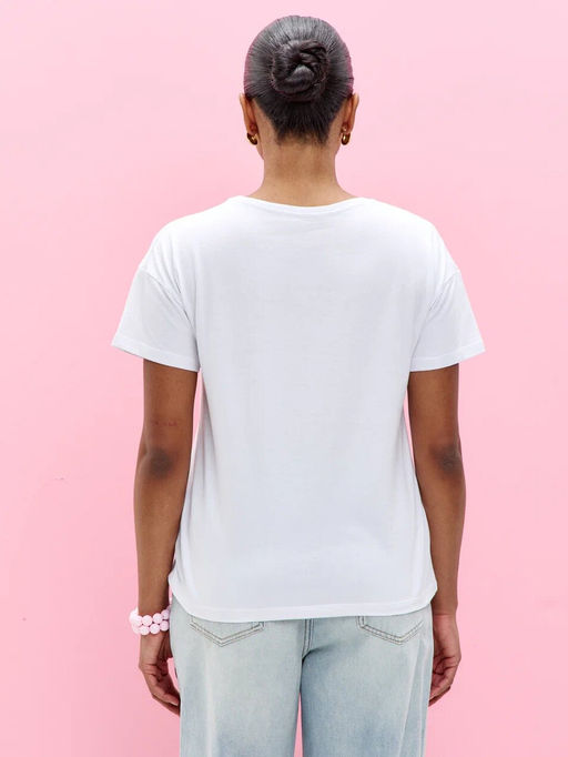 Футболка Fine Joyce P612-06-913 белая  фото 7