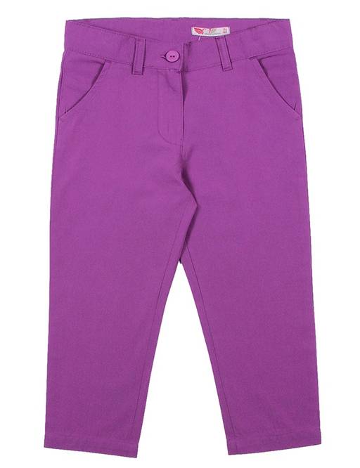 CRB wear/CK 7T103 Брюки для девочки, темно-лиловый/Ex.Cherubino  фото 2