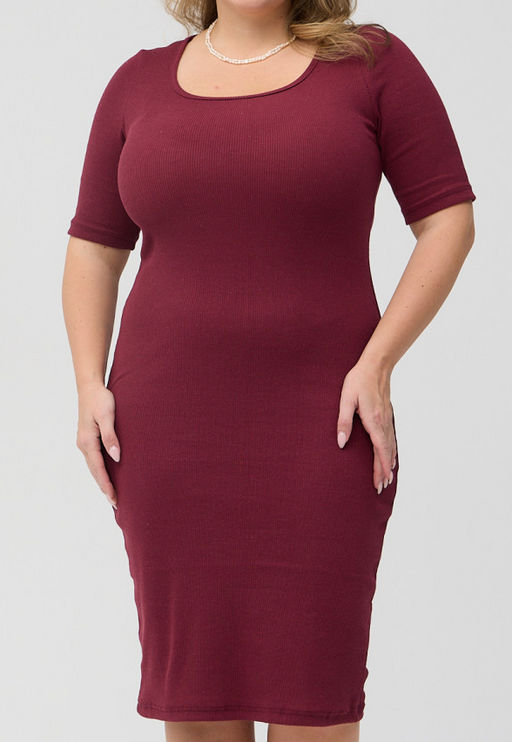 Платье из трикотажа кашкорсе с лайкрой - Solo mio фото 10