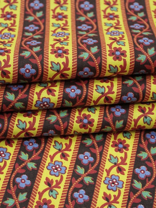 Перкаль Цветущие полоски, ГОСТ, ш.1.5м, хлопок-100%, 125гр/м.кв - Купава фото 6