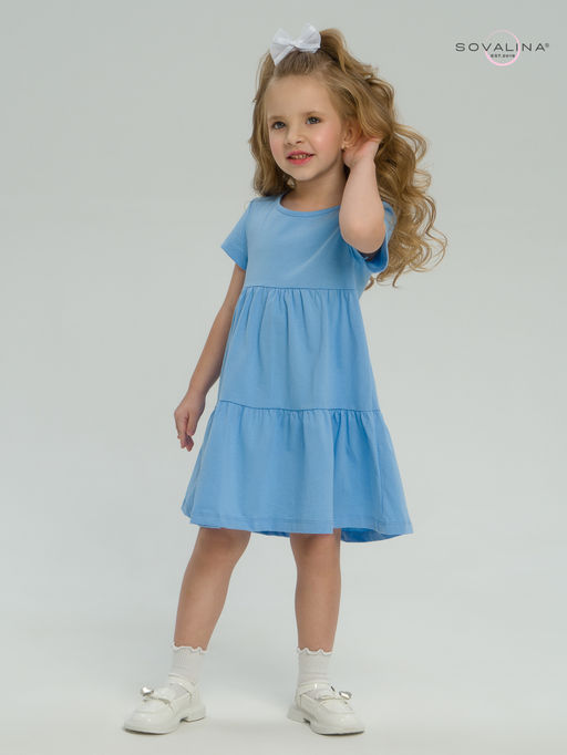 Платье Тия голубая - Sovalina фото 19