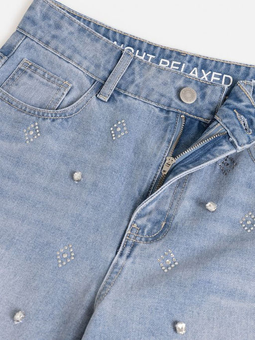 10200440101 Брюки джинсовые жен. Holborn синий - Concept club фото 6