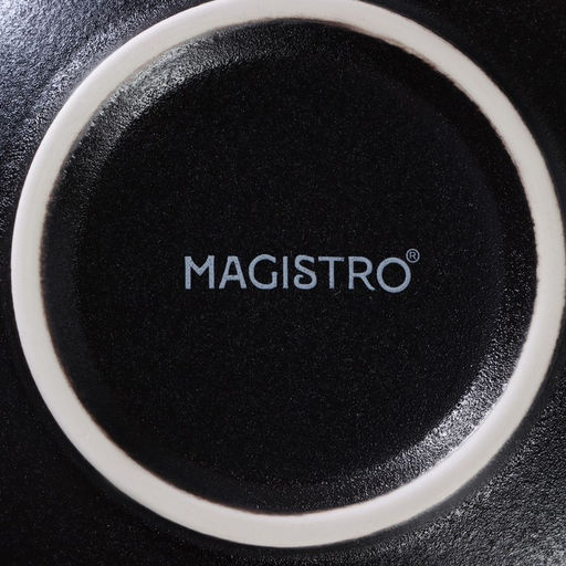 Тарелки для пасты Magistro Carbon, d=19,5 см, набор 2 шт, фарфор, чёрные  фото 6