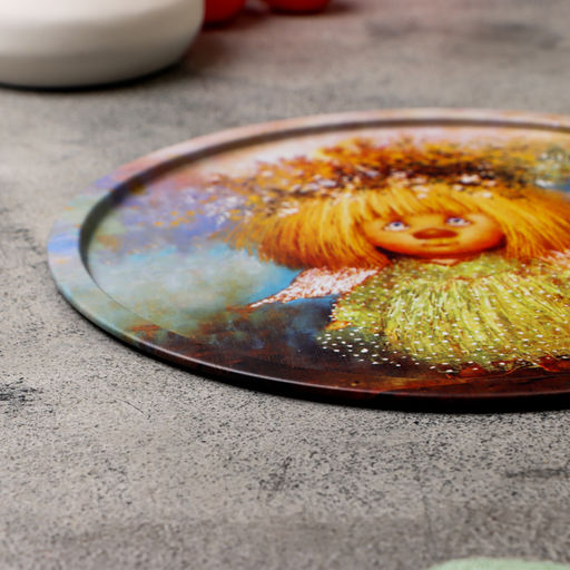 Поднос Ангел хорошего настроения, 20 х 0,4 х 0,32 см, металл - Simaland фото 3