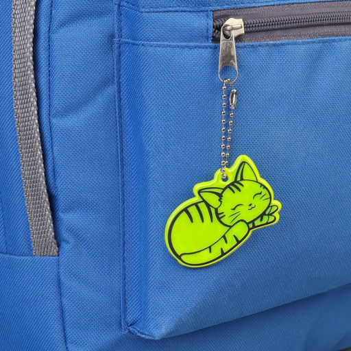 Цена за 6 шт. Светоотражающий элемент «Кошечка», двусторонний, 5.5×3.7 см, МИКС