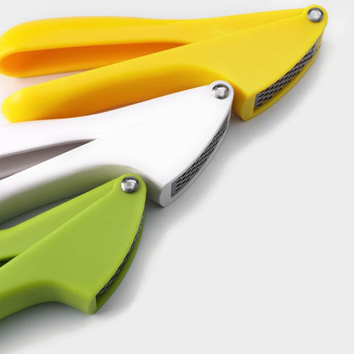 Пресс для чеснока Доляна «Уточка», 16 см, зелёный