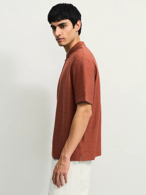 Футболка поло на молнии / Zarina фото 4