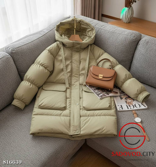 Женская зимняя куртка с капюшоном - Bruno фото 5