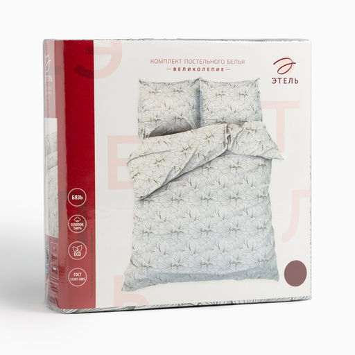 Постельное бельё Этель евро Великолепие 200х217, 220х240, 70х70-2 шт, бязь, 125 г/м2  фото 5