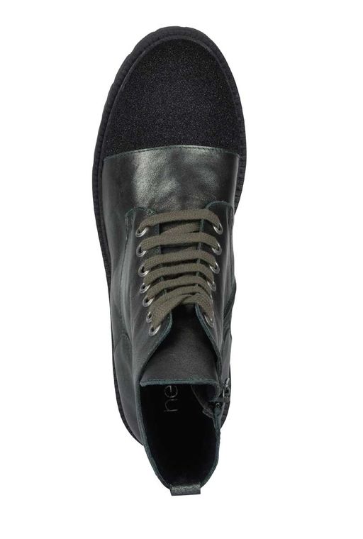 Полусапожки, черно-зеленые - Gabor фото 4