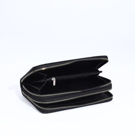 Кошелёк на молниях, цвет чёрный - Simaland фото 5