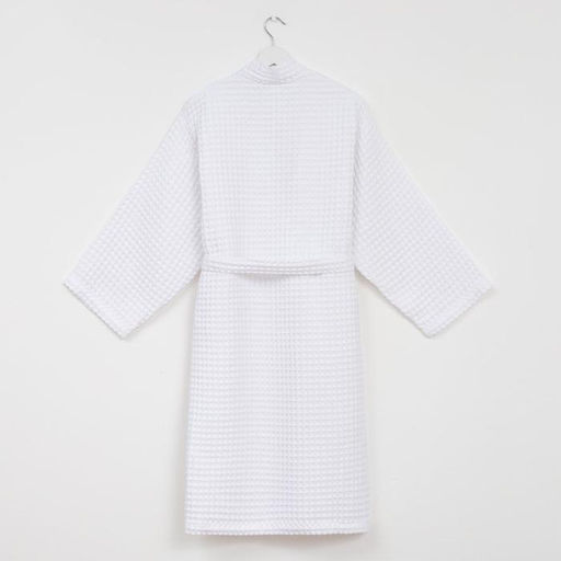 Халат вафельный мужской удлиненный Этель «Boho» размер 58-60, цвет белый, 100% хлопок, 290 г/м²