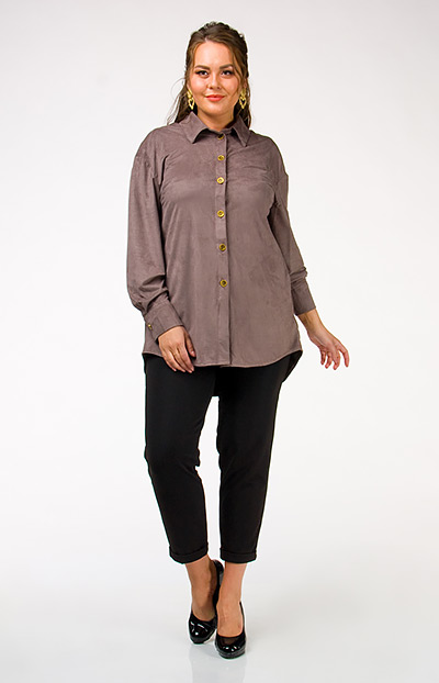 4052/2 рубашка-жакет - Ckc collections фото 7