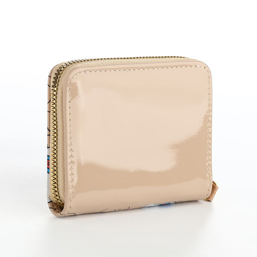 Кошелёк на молнии «Мишки», бежевый