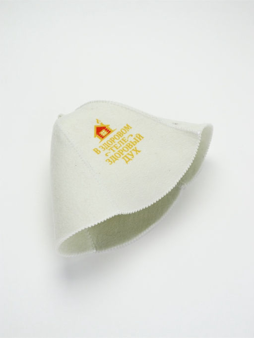 Набор кружка для пива 500 мл и шапка банная "Здоровый дух"