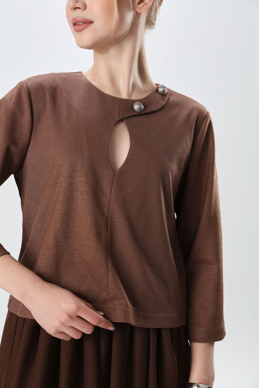 Платье NIKVA н1009-2 капучино  фото 5