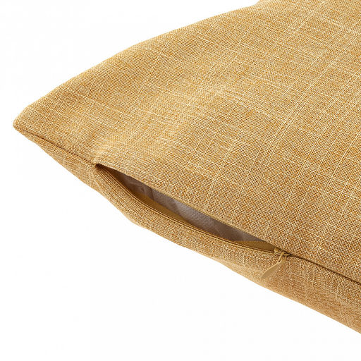 Наволочка декоративная 32х50см Пуговицы горчичный, 2-х сторонняя, искусственная ткань, подкладка-флизелин, на молнии (Китай) - Домашняя мода фото 10