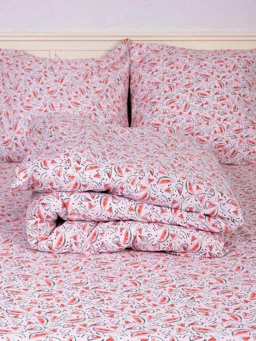 Наволочка 60*60 см, перкаль, детская расцветка (Арбузики, розовый) - Ивановотекстиль фото 12