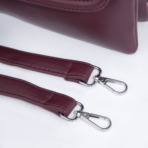 Сумка кросс-боди на молнии, цвет бордовый - Simaland фото 6