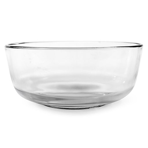 Салатник стеклянный "Классика" 1,2л, д18см, h7,5см, форма "Гладкий-1" (Китай)