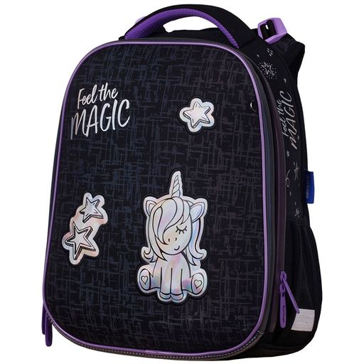Рюкзак Berlingo Expert Neo "Star unicorn" люмин. (RU06135) 37*28*16см, 2 отд., 2карм., анат. спинка. РАСПРОДАЖА - последний экземпляр!