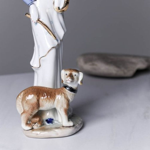 Статуэтка Дама с собачкой 30 см / 150302 /уп 24/ - Галеонтрейд фото 2