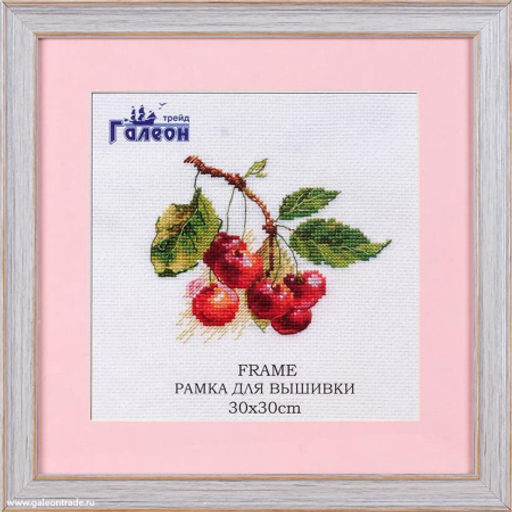 Рамка для оформления вышивки 30х30 с паспарту 8109 / B2703C1-012A2 /окно 22х22 - ГалеонТрейд фото 3