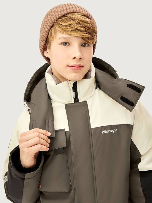 Комбинезон 8з4526 серый песок