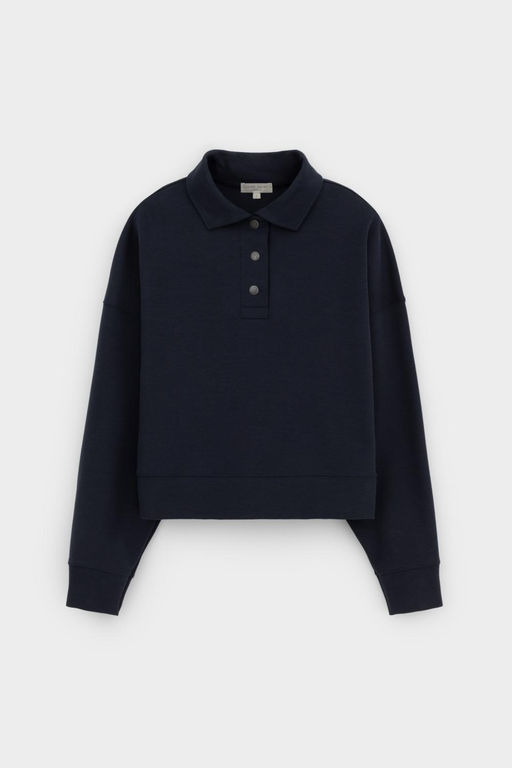 ЕВТ 3282/индиго джемпер-поло жен