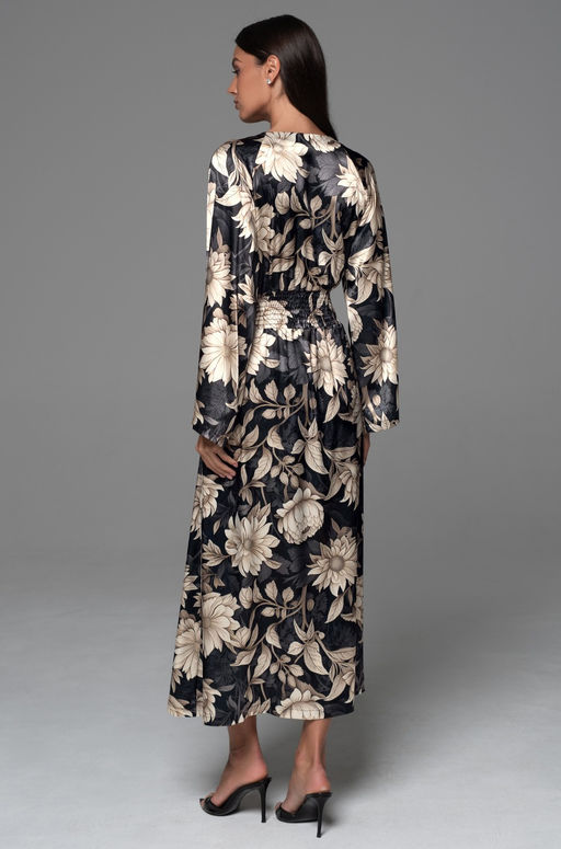 Длинный элегантный халат-пеньюар Mia-Amore  фото 2