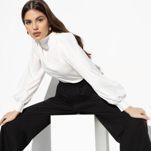 Блуза Модный флирт (chic white) - Charutti фото 4