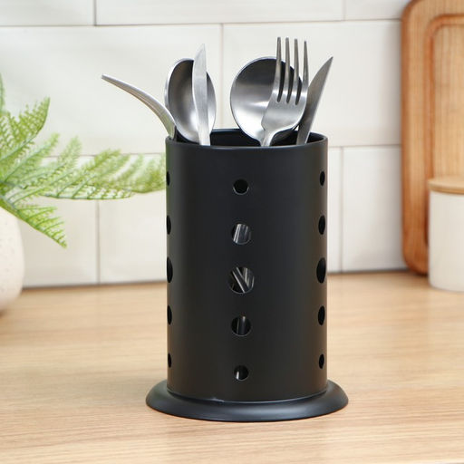 Сушилка для столовых приборов Доляна «Лофт», 16.5×10×12.5 см, чёрная