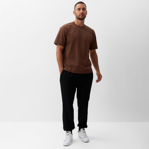 Футболка мужская MINAKU, коричневая, размер 42-44