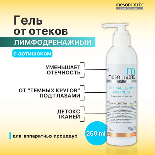 DRAINAGE LYMPH, лимфодренажный гель с артишоком - Mesomatrix фото 7